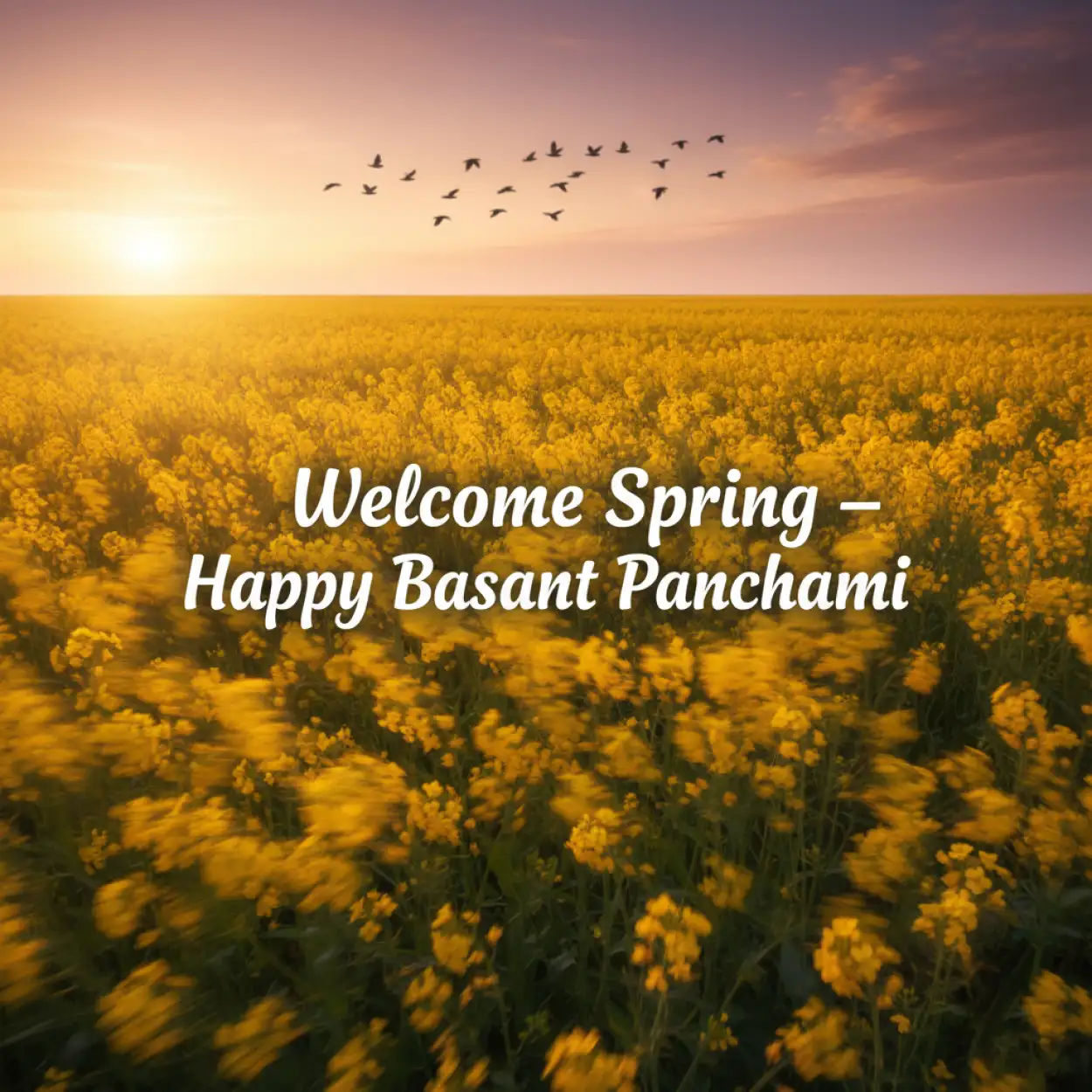 basant panchami social media post quote design