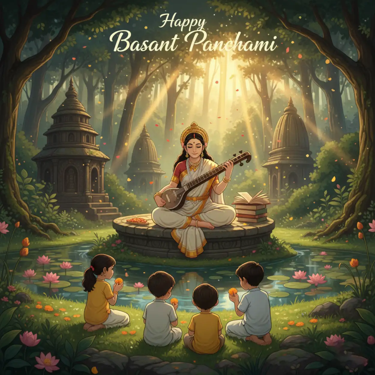 basant panchami wishes saraswati puja messages
