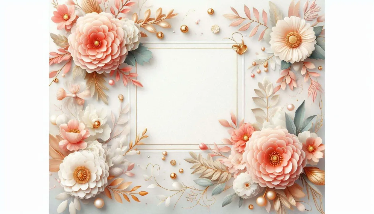 beautiful flower background for thank you cards