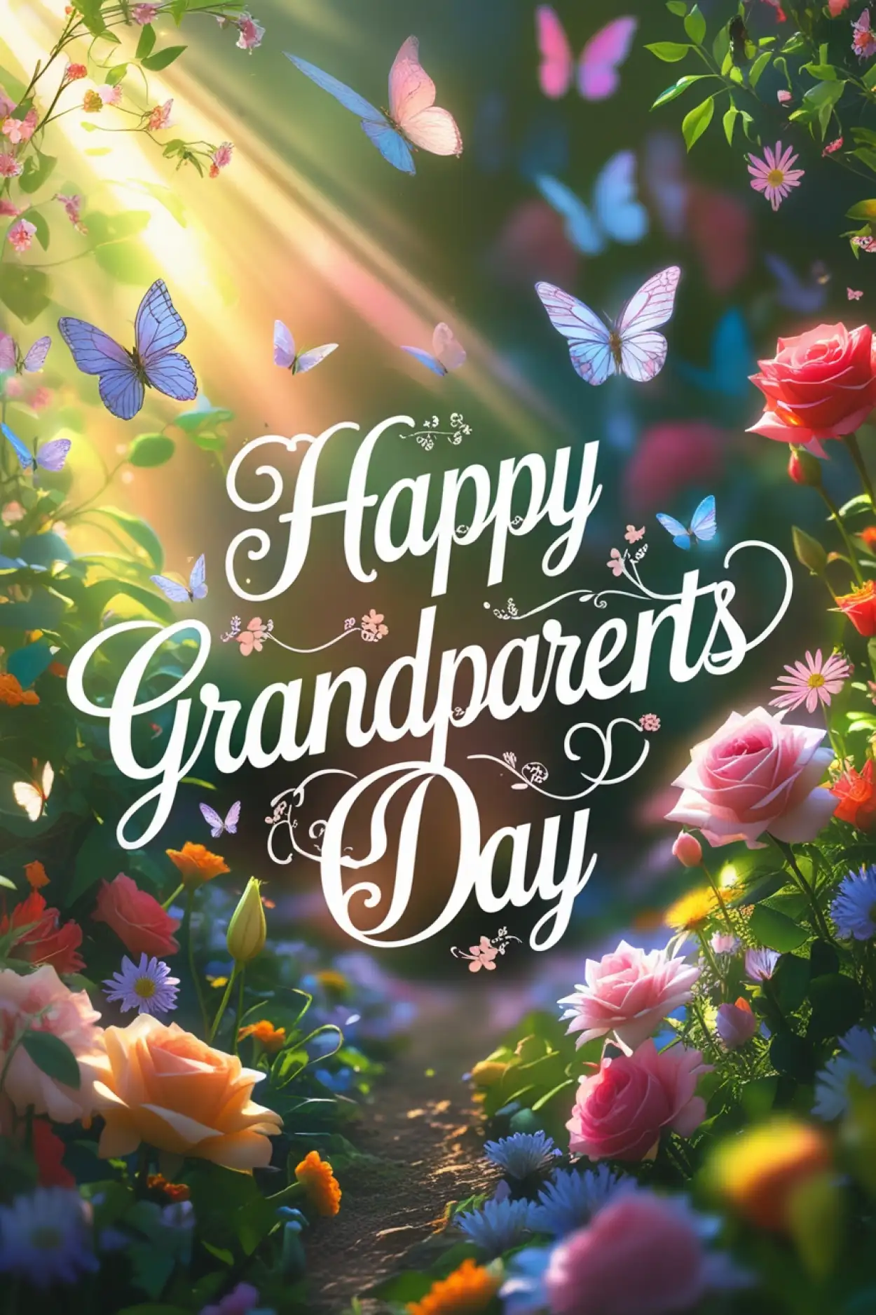 beautiful happy grandparents day whatsapp dp pic