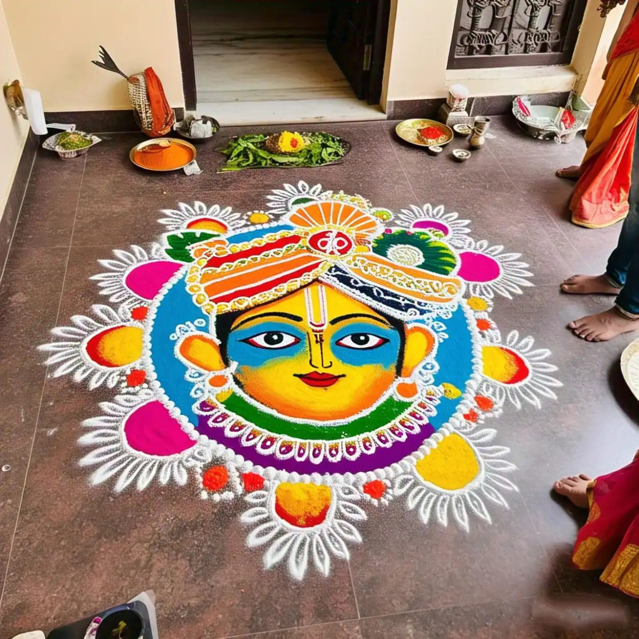 Beautiful Happy Ram Navami Rangoli Design - Royalty Free Happy Ram Navami Image | Pngmagic Free Download Beautiful Happy Ram Navami Rangoli Design - High Quality Happy Ram Navami Background