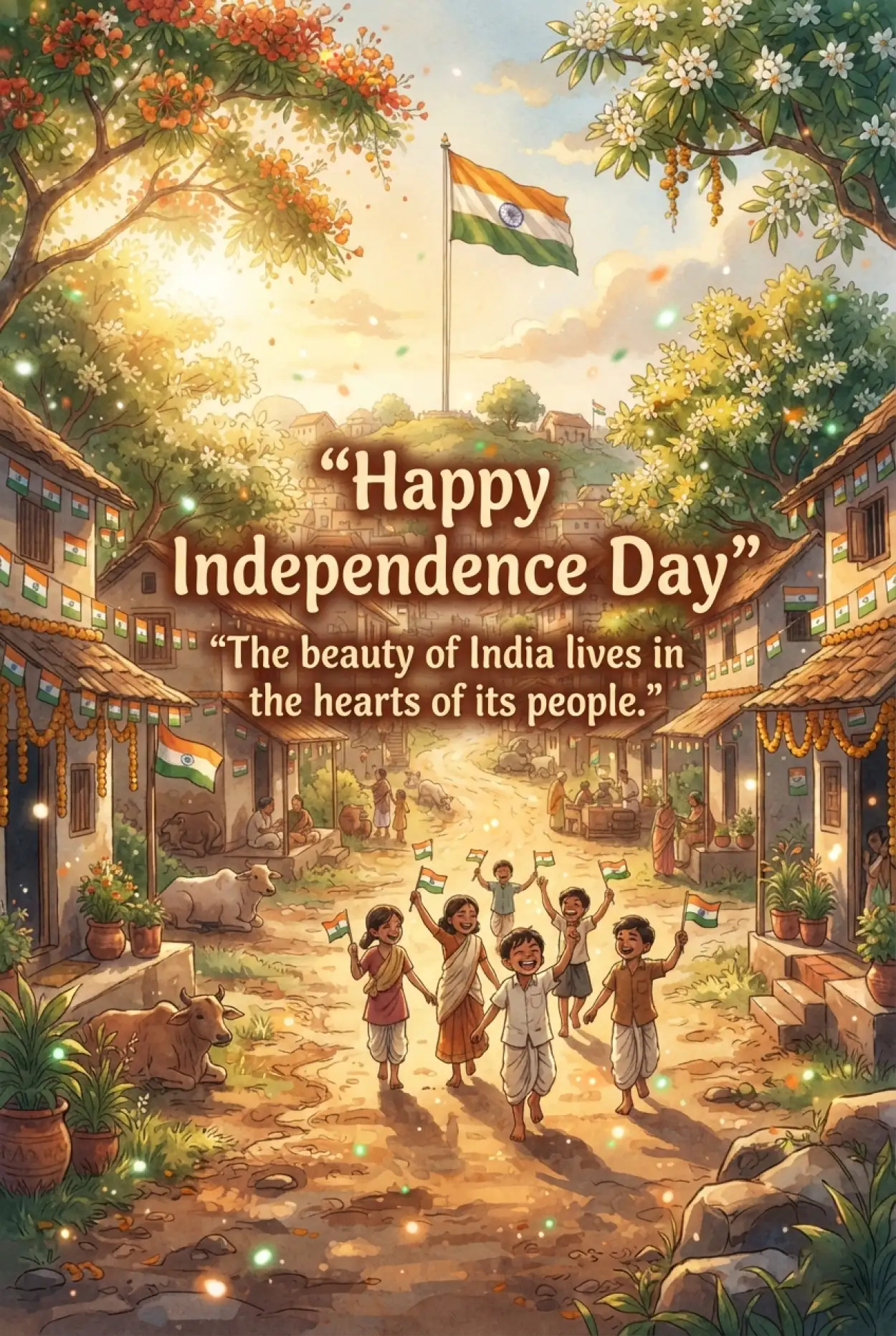 Free Download Beautiful Independence Day Poster 2026 - High Quality Independence Day Poster 2026 Image
