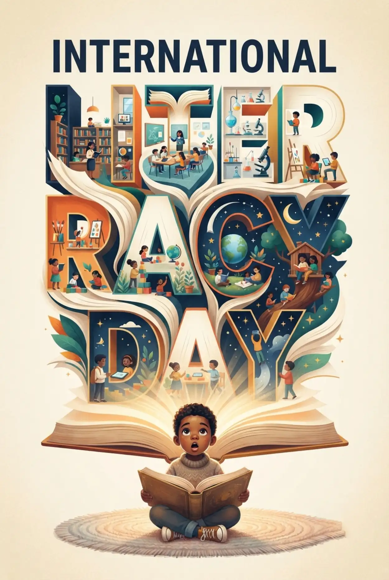 Free Download Beautiful International Literacy Day 2026 Images - High Quality International Literacy Day 2026 Image