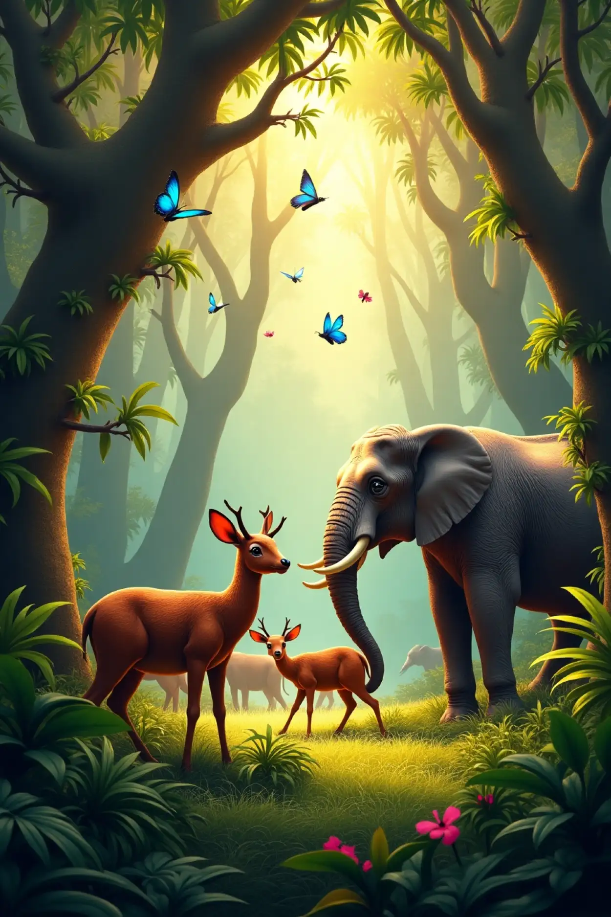 Beautiful nature background for World Forest Day