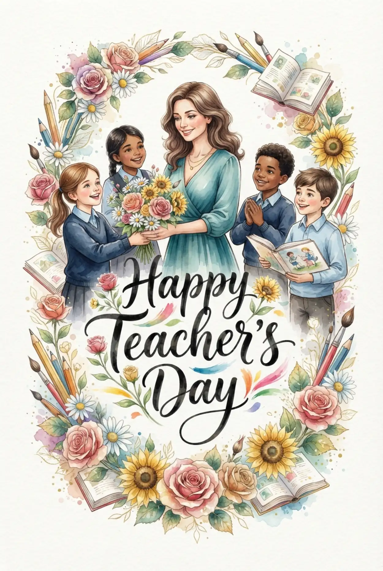 Free Download Beautiful Teachers Day Cards Images - High Quality Teachers Day Cards Image