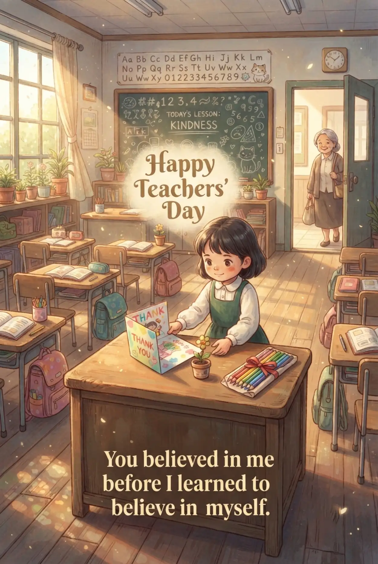 Free Download Beautiful Teachers Day Greeting Cards - High Quality Teachers Day Greetings Image