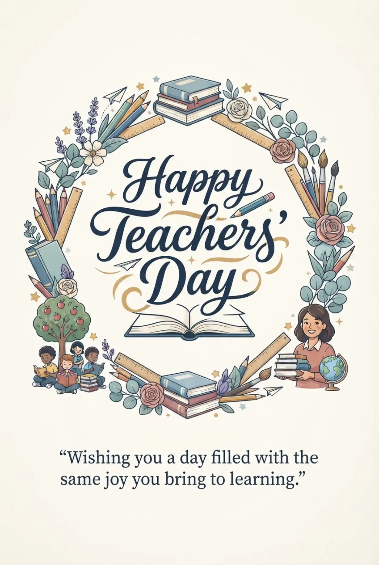 Free Download Beautiful Teachers Day Greetings For Whatsapp - High Quality Teachers Day Greetings Image