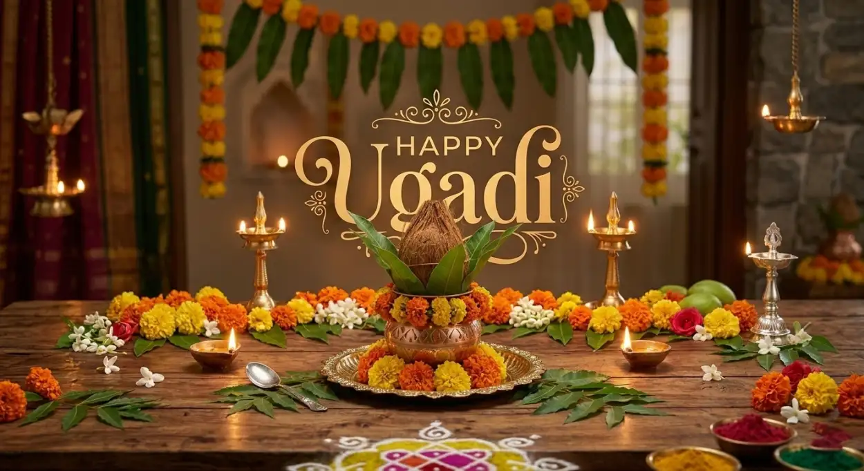 Free Download Beautiful Ugadi Wishes Images - High Quality Happy Ugadi Image