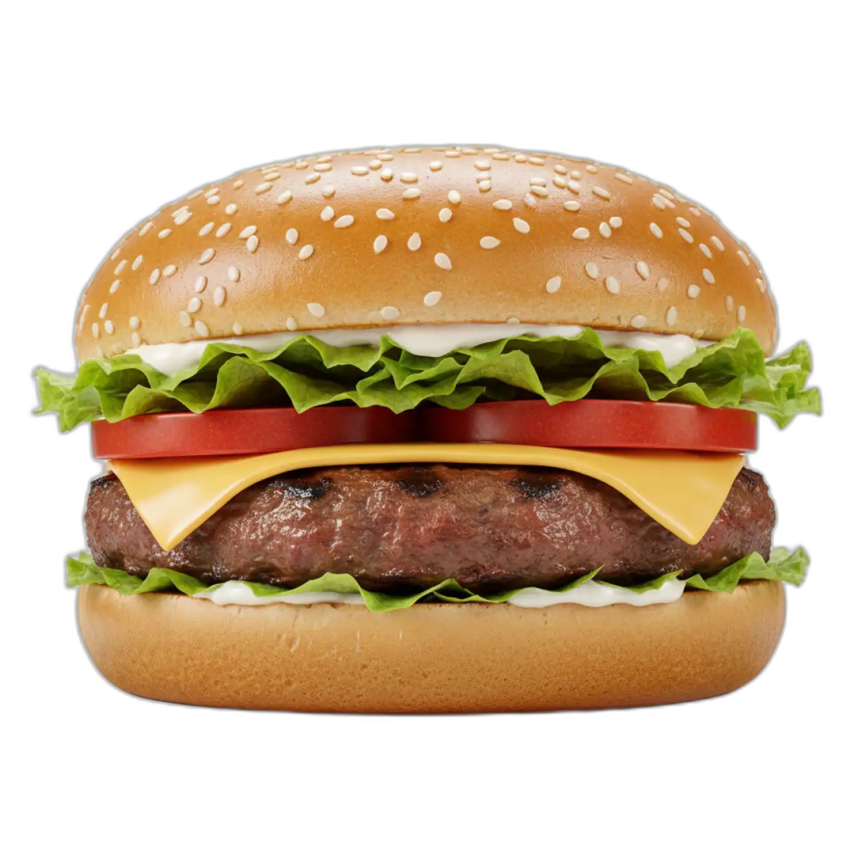 beef burger png image