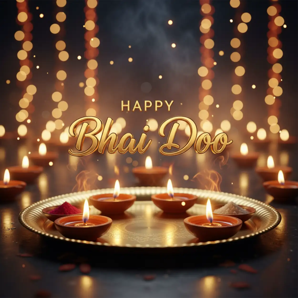 best bhai dooj special wishes with chocolates and gifts