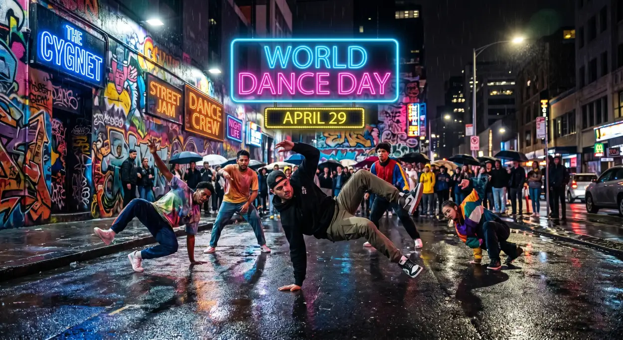 Free Download Best Captions For World Dance Day Post - High Quality World Dance Day 2026 Image