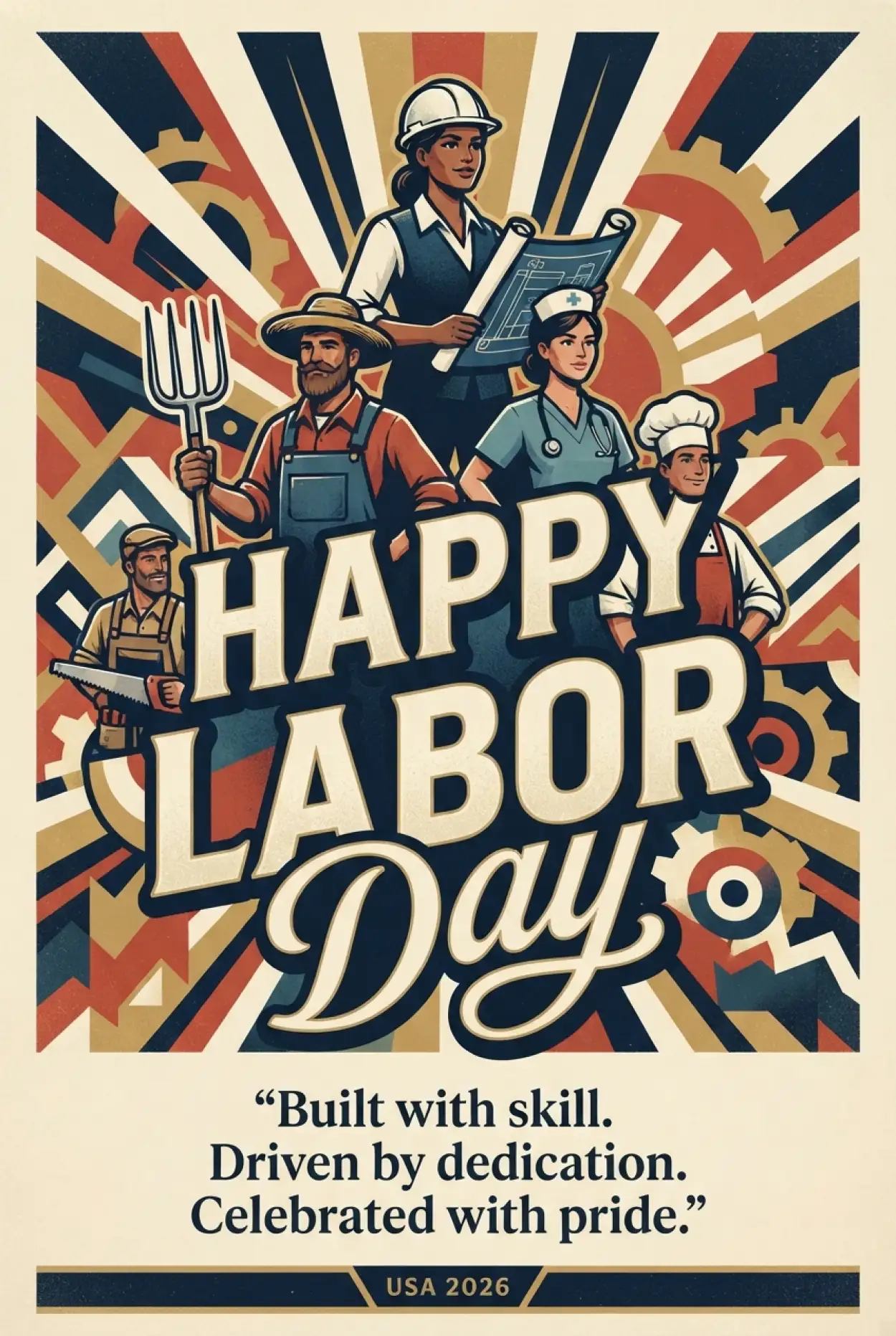 Free Download Best Happy Labor Day Usa 2026 Images To Share With Friends - High Quality Happy Labor Day USA 2026 Image