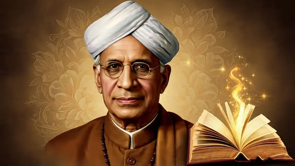 Best Happy Teachers Day picture with Sarvepalli Radhakrishnan