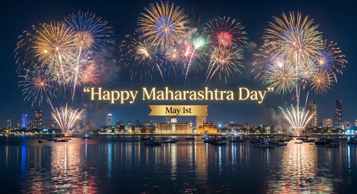 Free Download Best Maharashtra Day 2026 Celebration Wallpaper Hd Download - High Quality Happy Maharashtra Day 2026 Image