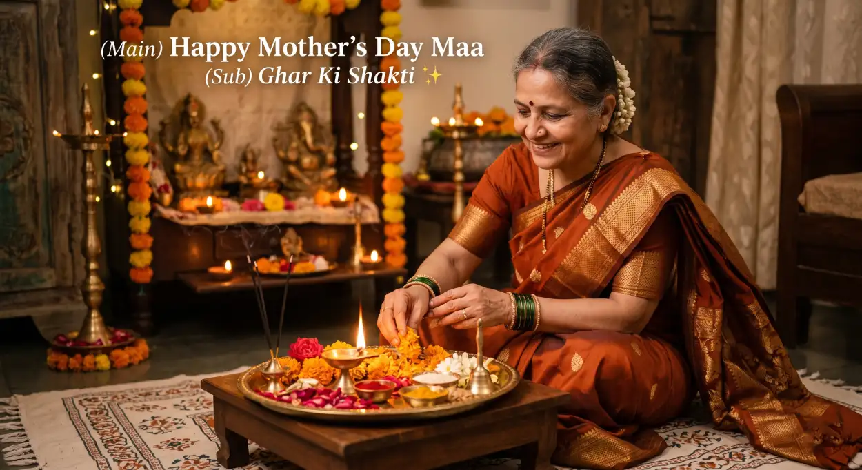 Free Download Best Mothers Day 2026 Wishes For Mom In English And Hindi - High Quality Happy Mothers Day 2026 Image