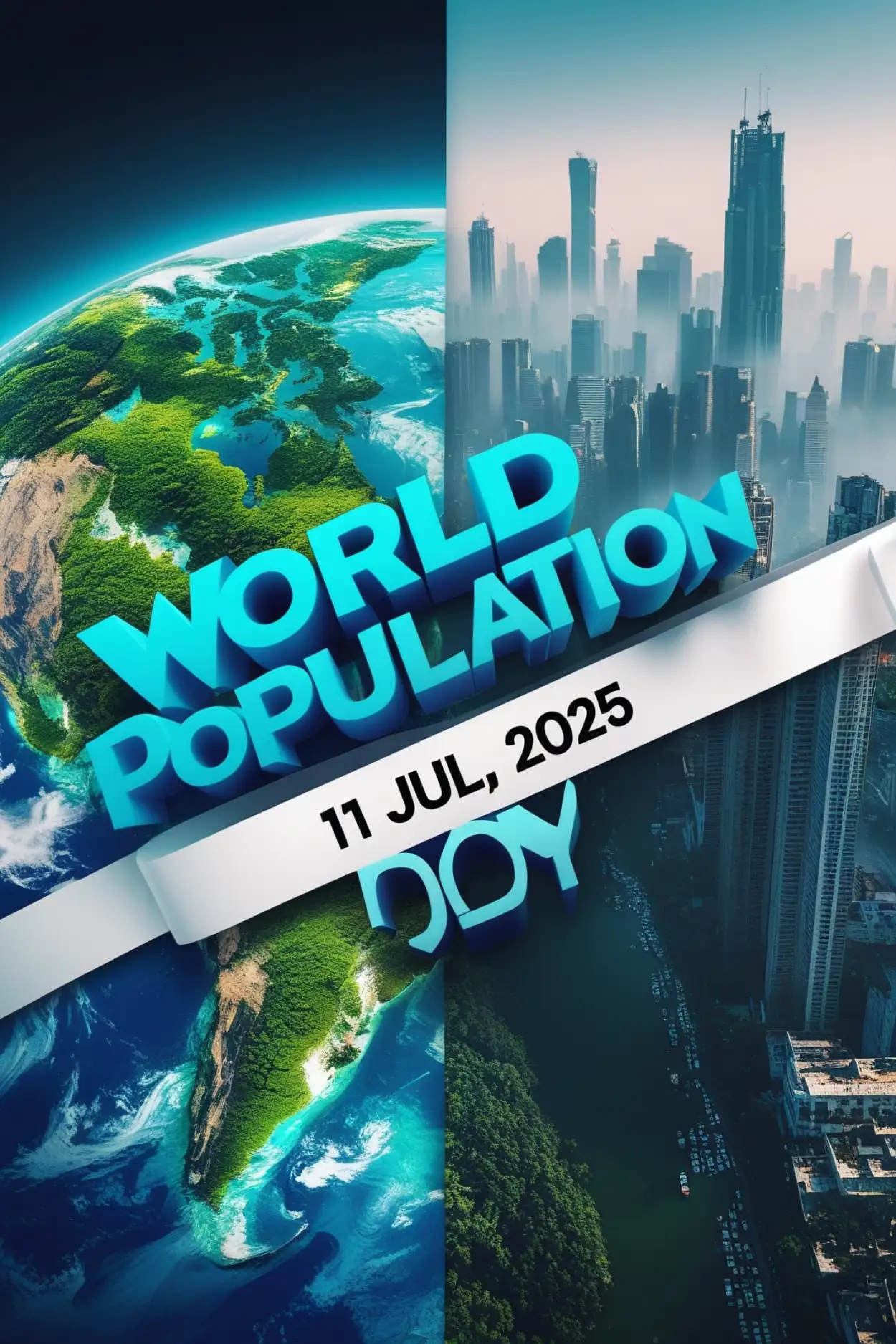 Free Download Best Poster On World Population Day - High Quality World Population Day Background