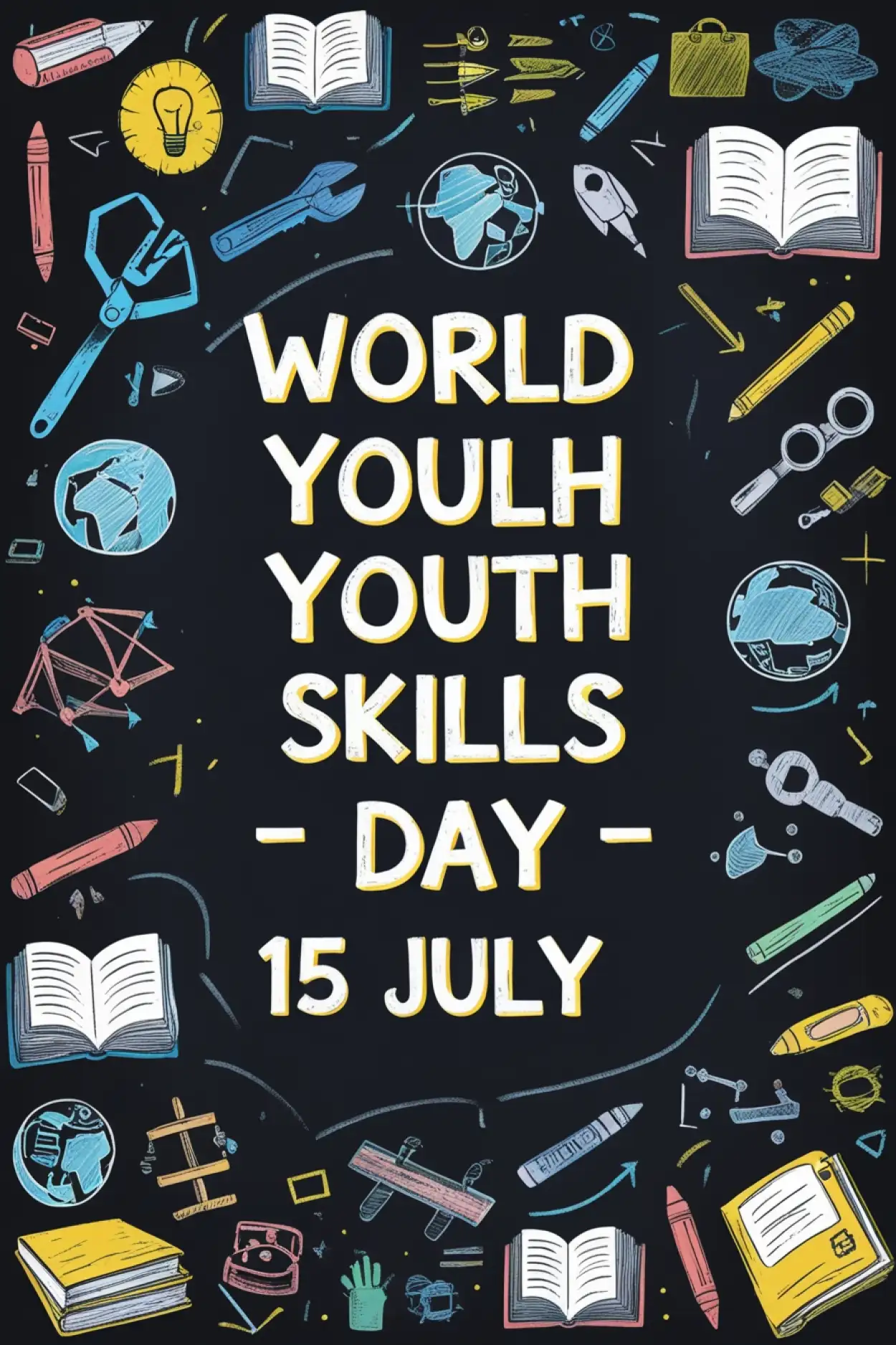 Best Quote Image For Youth Skills Day - Royalty Free Orld Youth Skills Day Image | Pngmagic Free Download Best Quote Image For Youth Skills Day - High Quality Orld Youth Skills Day Background
