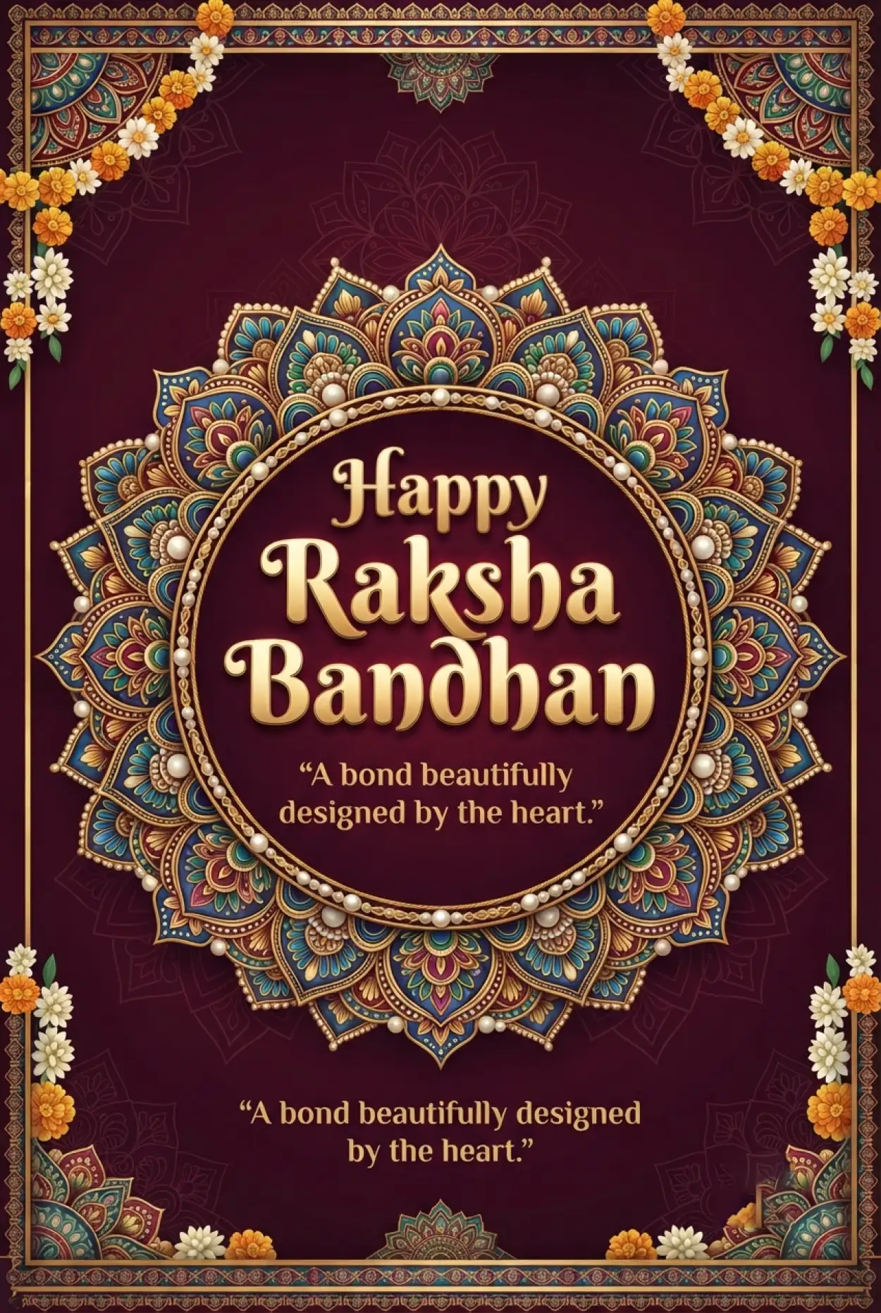Free Download Best Rakhi Wishes And Messages 2026 - High Quality Happy Raksha Bandhan Wishes 2026 Image