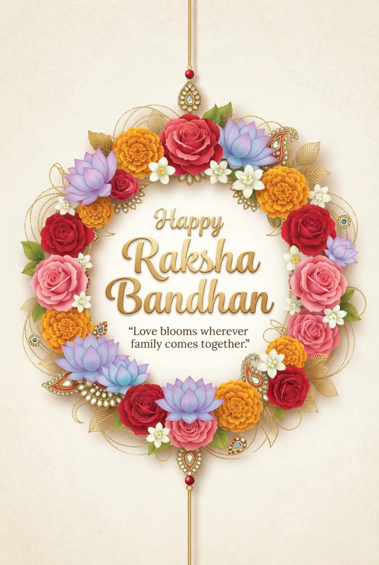 Free Download Best Raksha Bandhan 2026 Social Media Wishes - High Quality Happy Raksha Bandhan Wishes 2026 Image