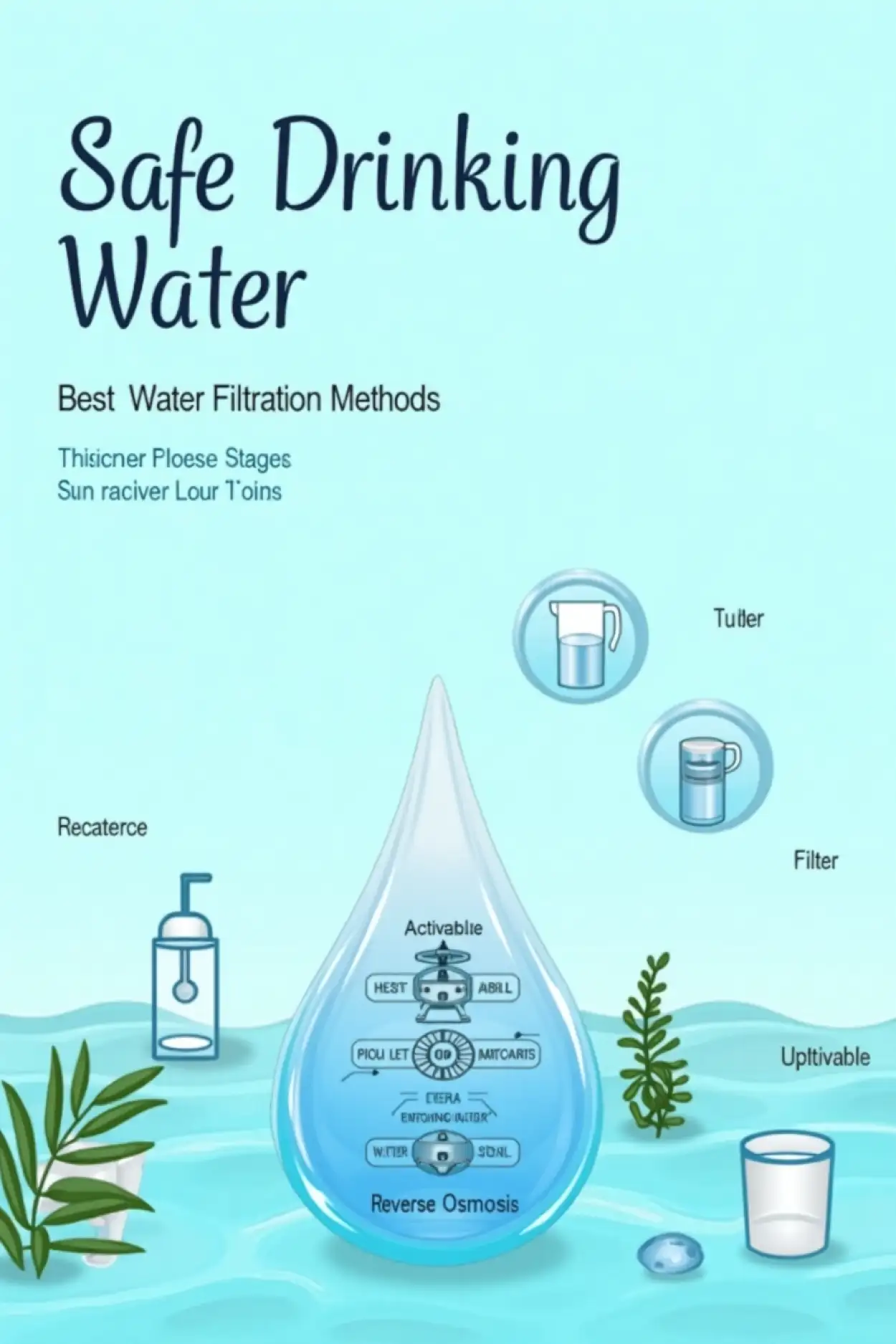 Best water filtration methods for safe drinking water