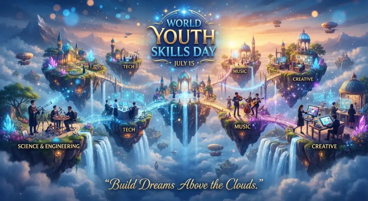 Free Download Best World Youth Skills Day 2026 Banner Design - High Quality World Youth Skills Day 2026 Banner Image