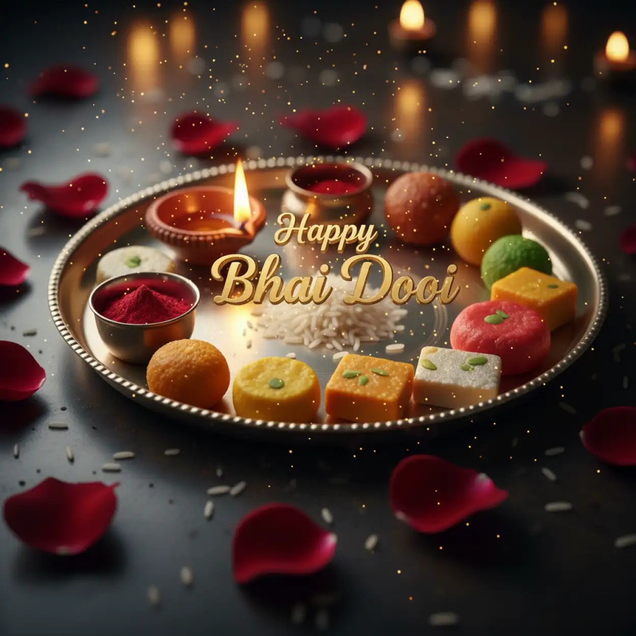 bhai dooj 2025 greeting banner design