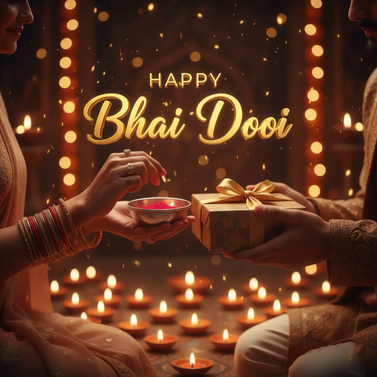 Bhai Dooj banner background design HD