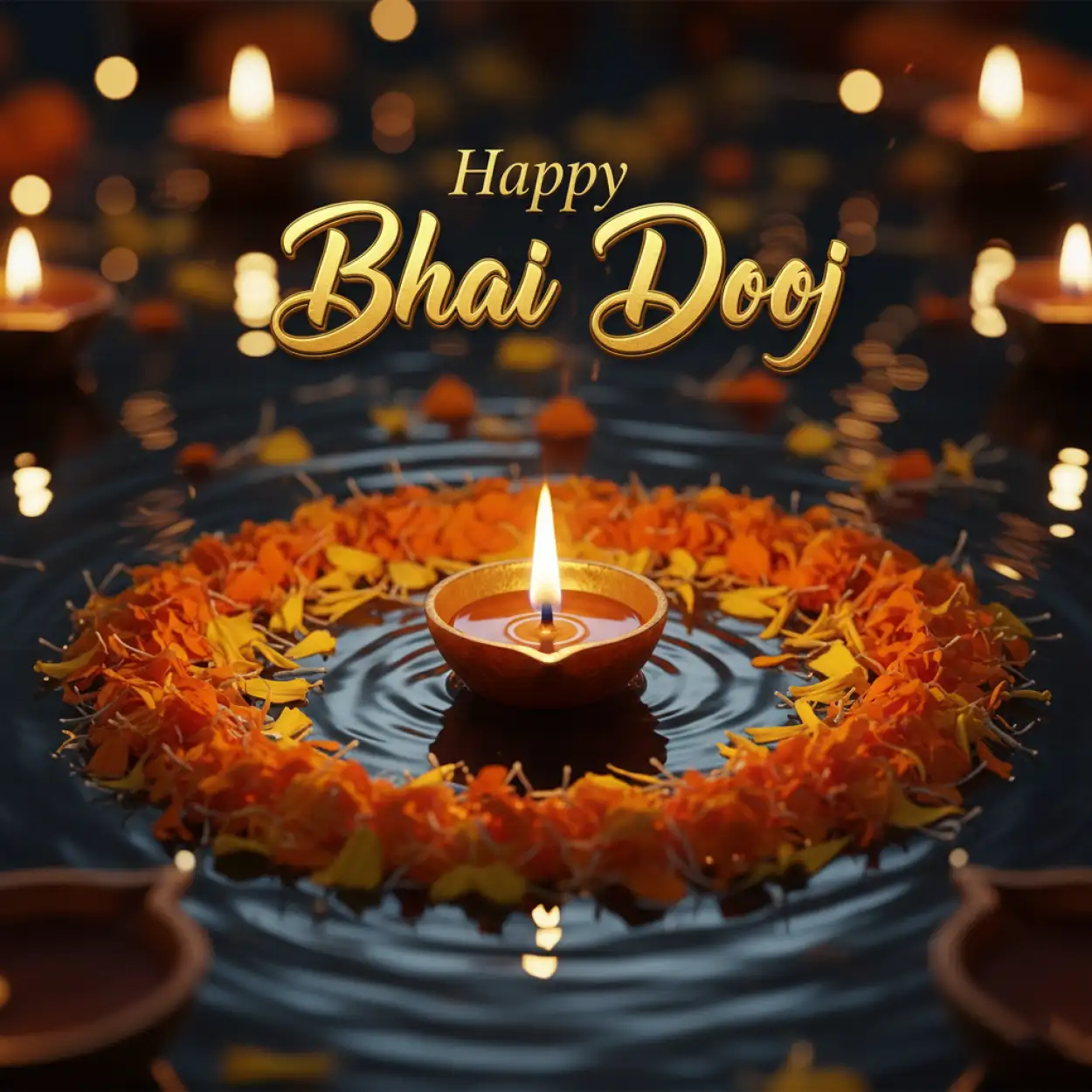 Bhai Dooj festival background HD wallpaper