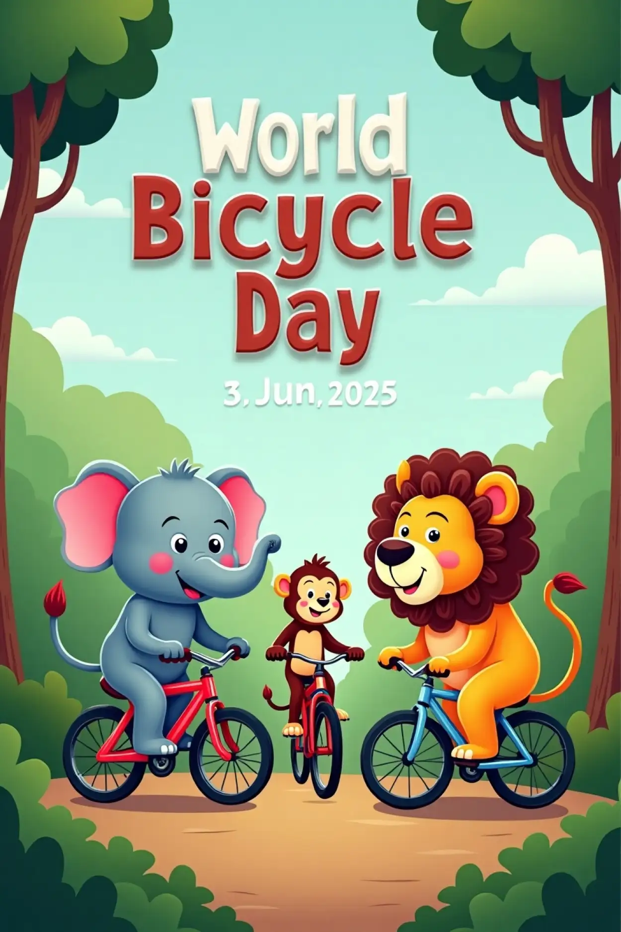 Bicycle Day Celebration Banner Hd - Royalty Free World Bicycle Day Image | Pngmagic Free Download Bicycle Day Celebration Banner Hd - High Quality World Bicycle Day Background