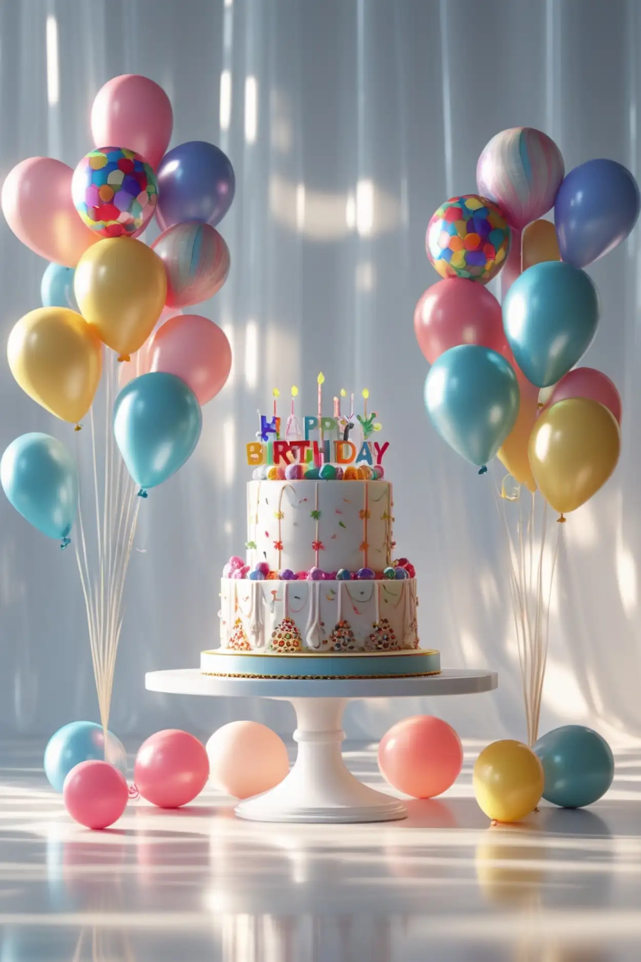 Free Download Birthday Background For Digital Invitation - High Quality Happy Birthday Background Background
