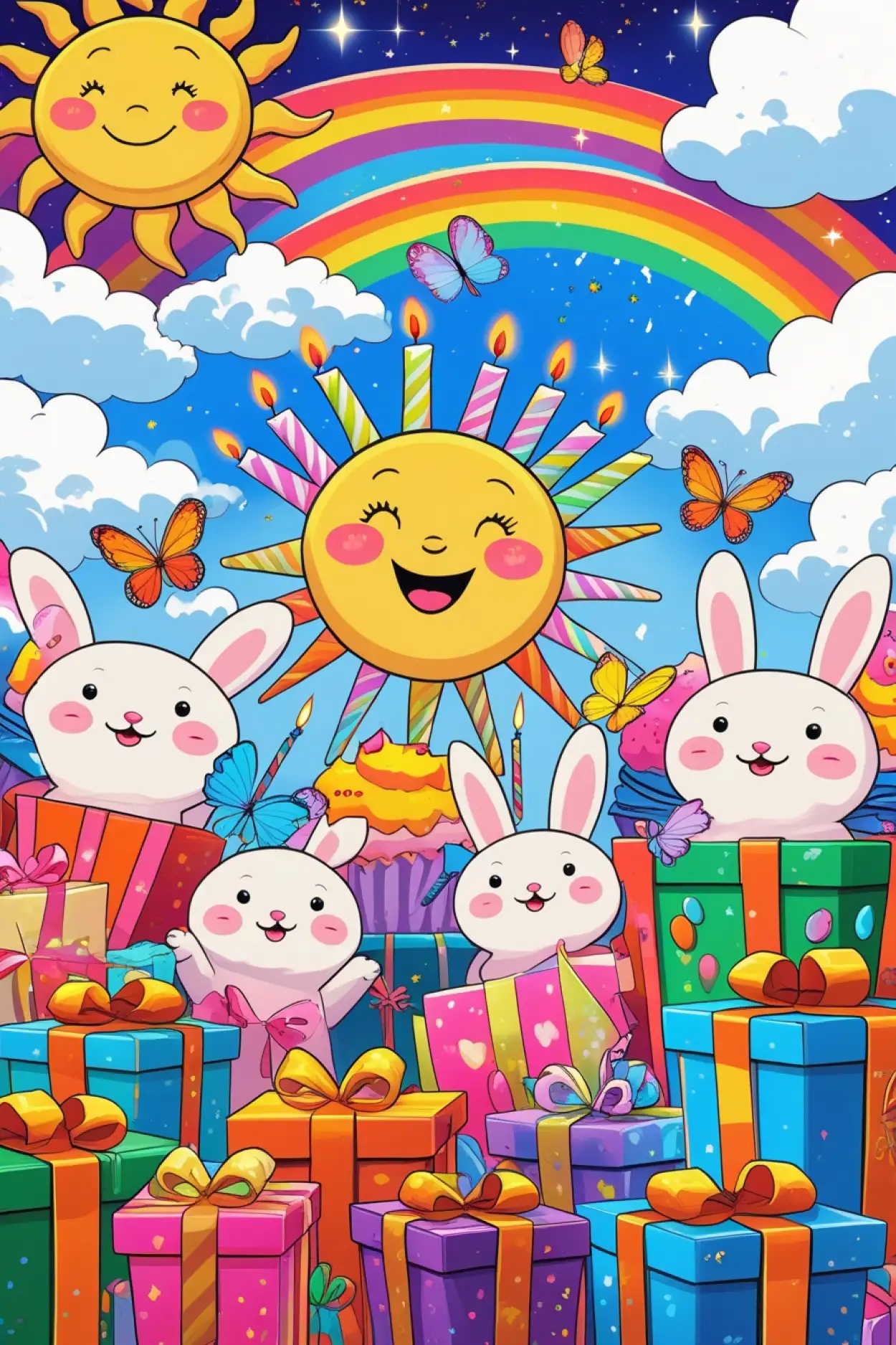 birthday background for girls