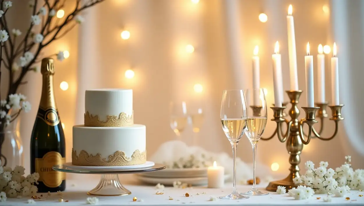 birthday background with glitter effect