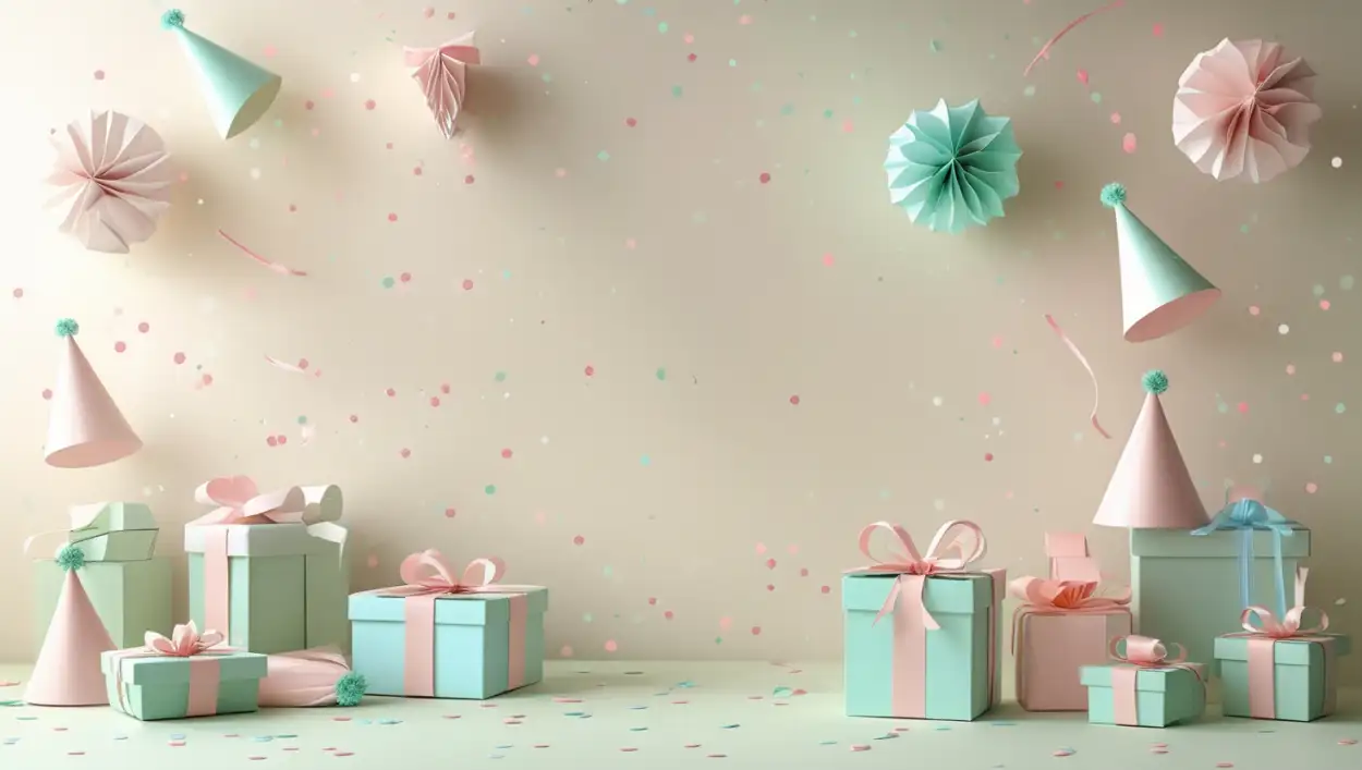 Free Download Birthday Celebration Background Vector - High Quality Birthday Background Background