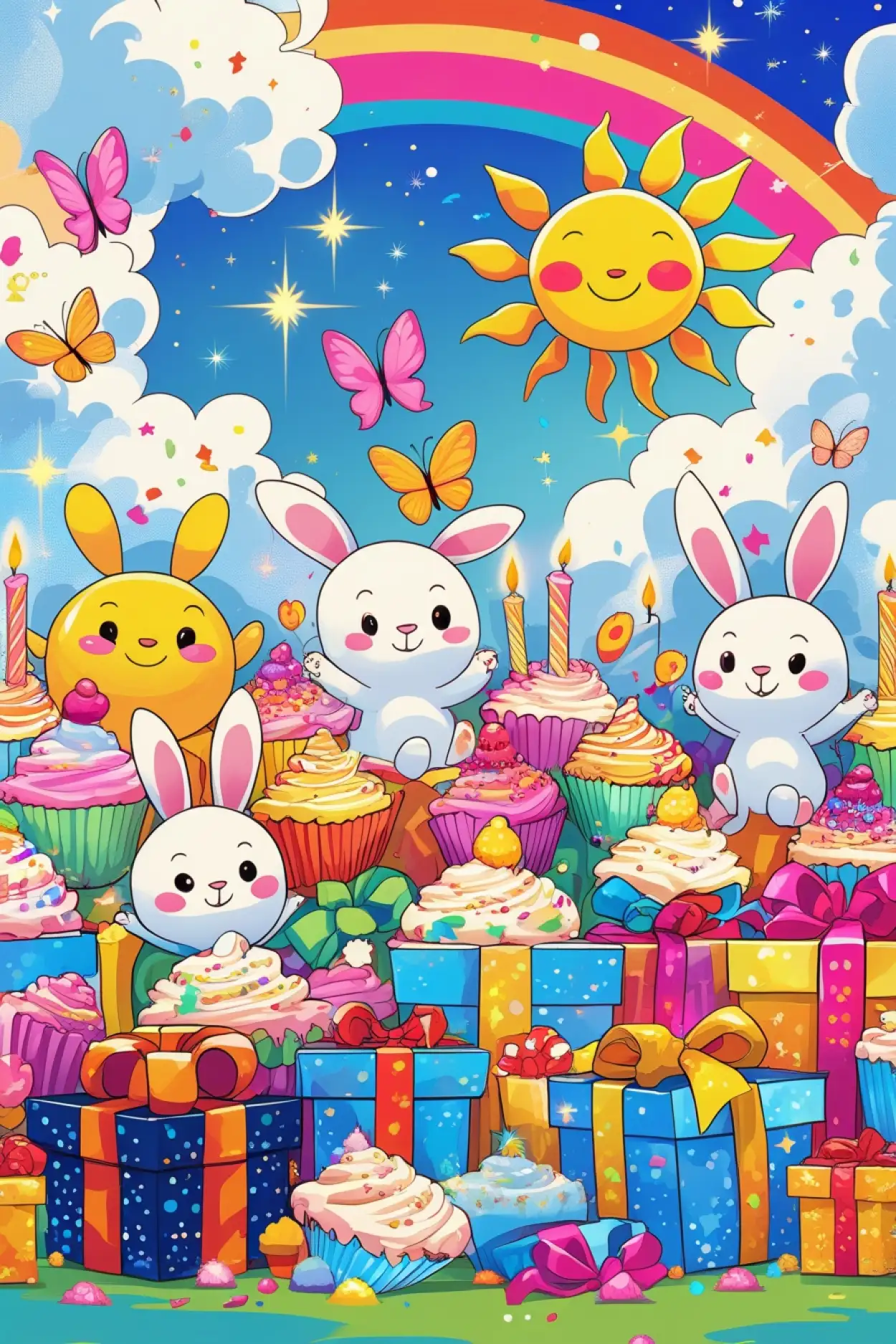birthday invitation background template