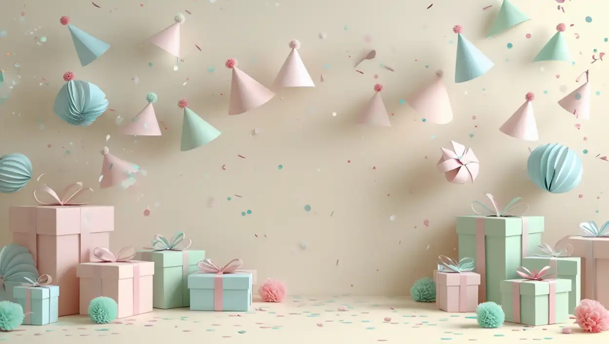 birthday party background for invitation card
