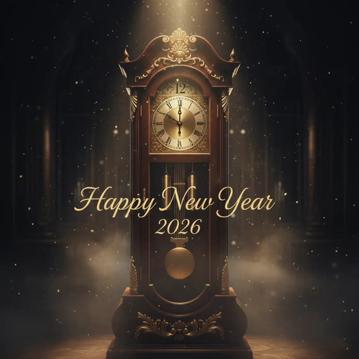 Free Download Black And Gold New Year Instagram Post Design - High Quality New Year Instagram Post Design Background
