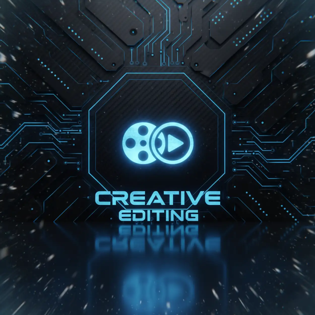 black youtube thumbnail background with futuristic texture