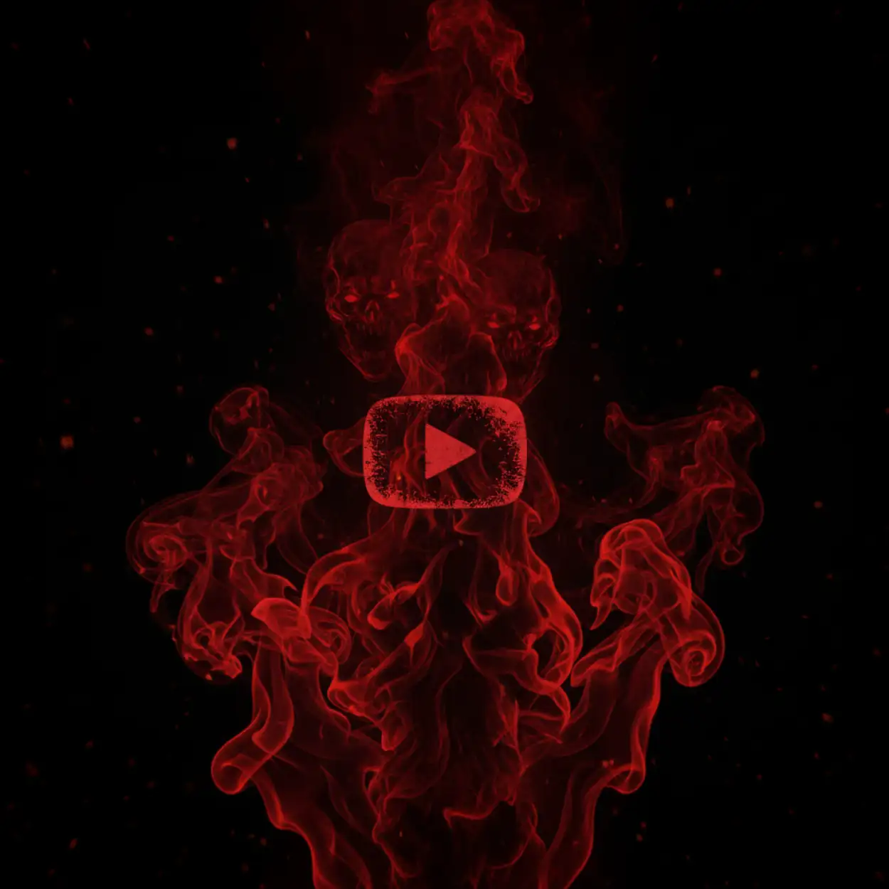 black youtube thumbnail background with red smoke