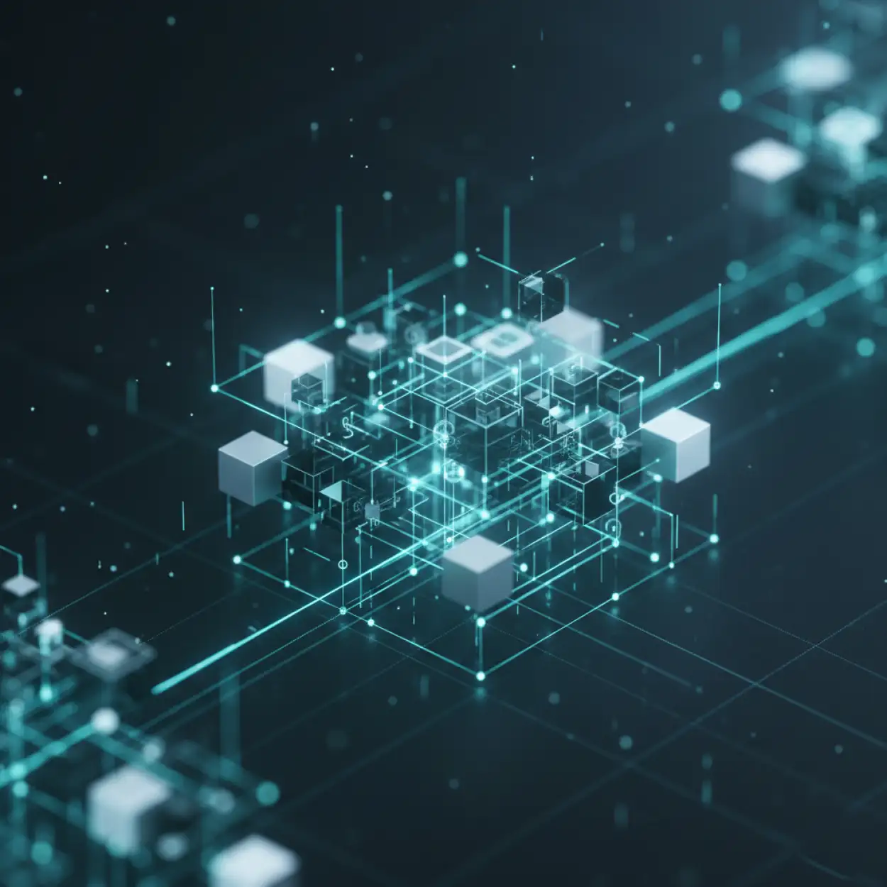 Free Download Blockchain Technology Background - High Quality Tech Background Background