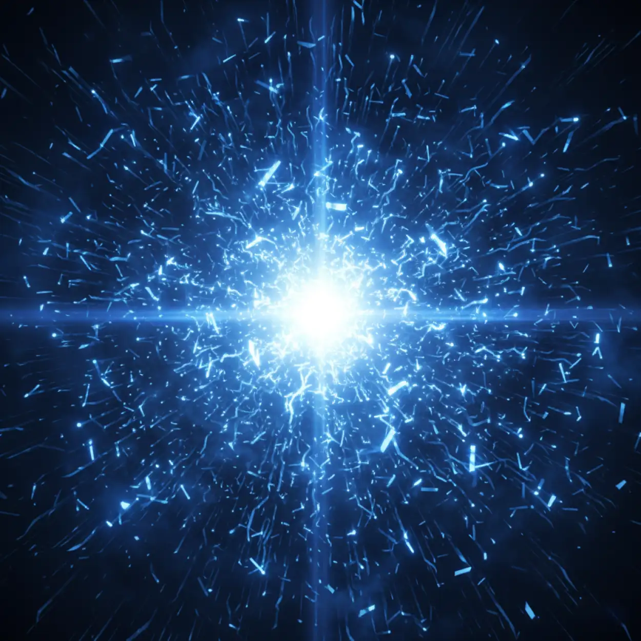 blue geometric YouTube thumbnail background