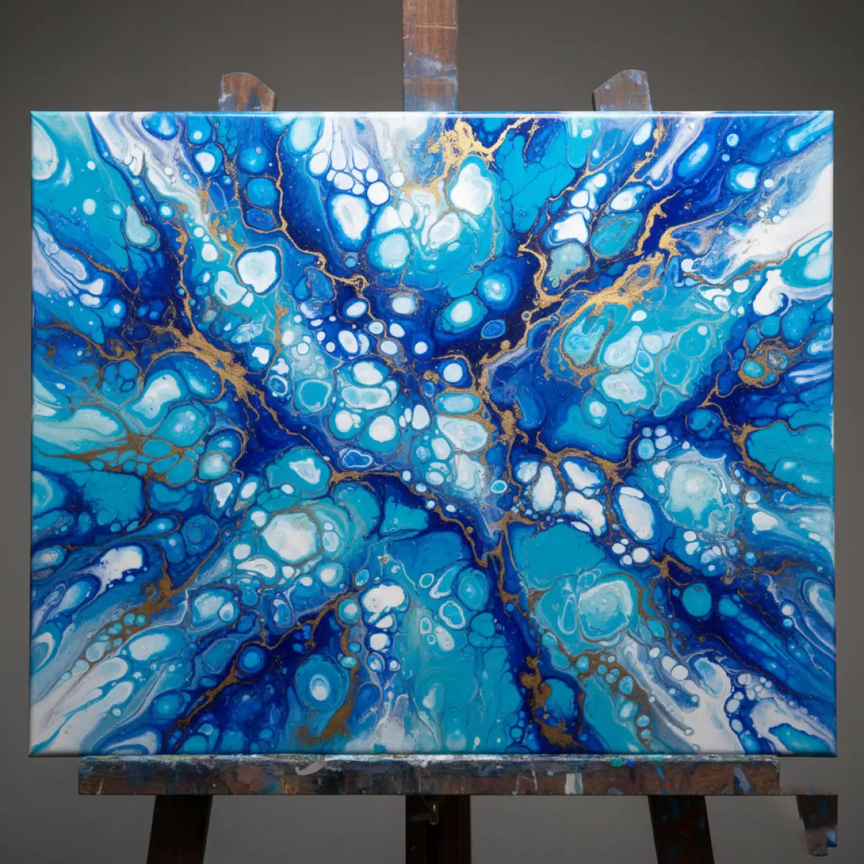 Free Download Blue Picture Fluid Art - High Quality Blue Picture Background