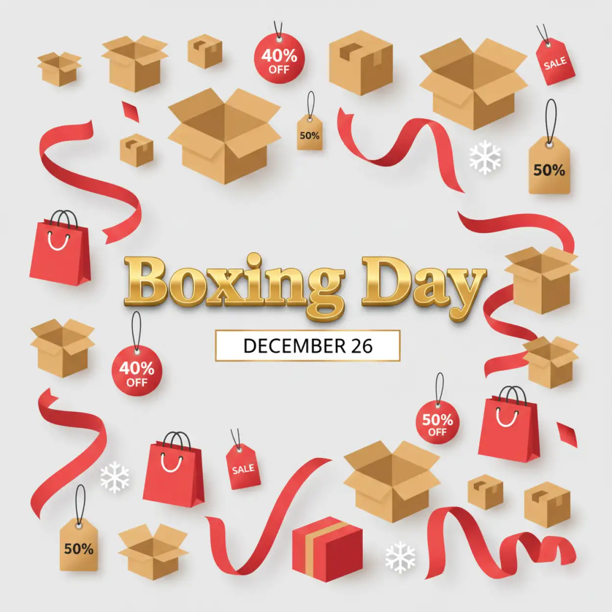 Free Download Boxing Day Gradient Background - High Quality Boxing Day Background