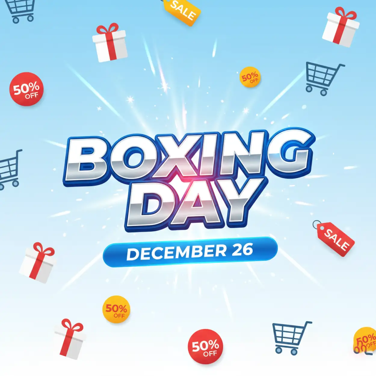 Free Download Boxing Day Landing Page Background - High Quality Boxing Day Background