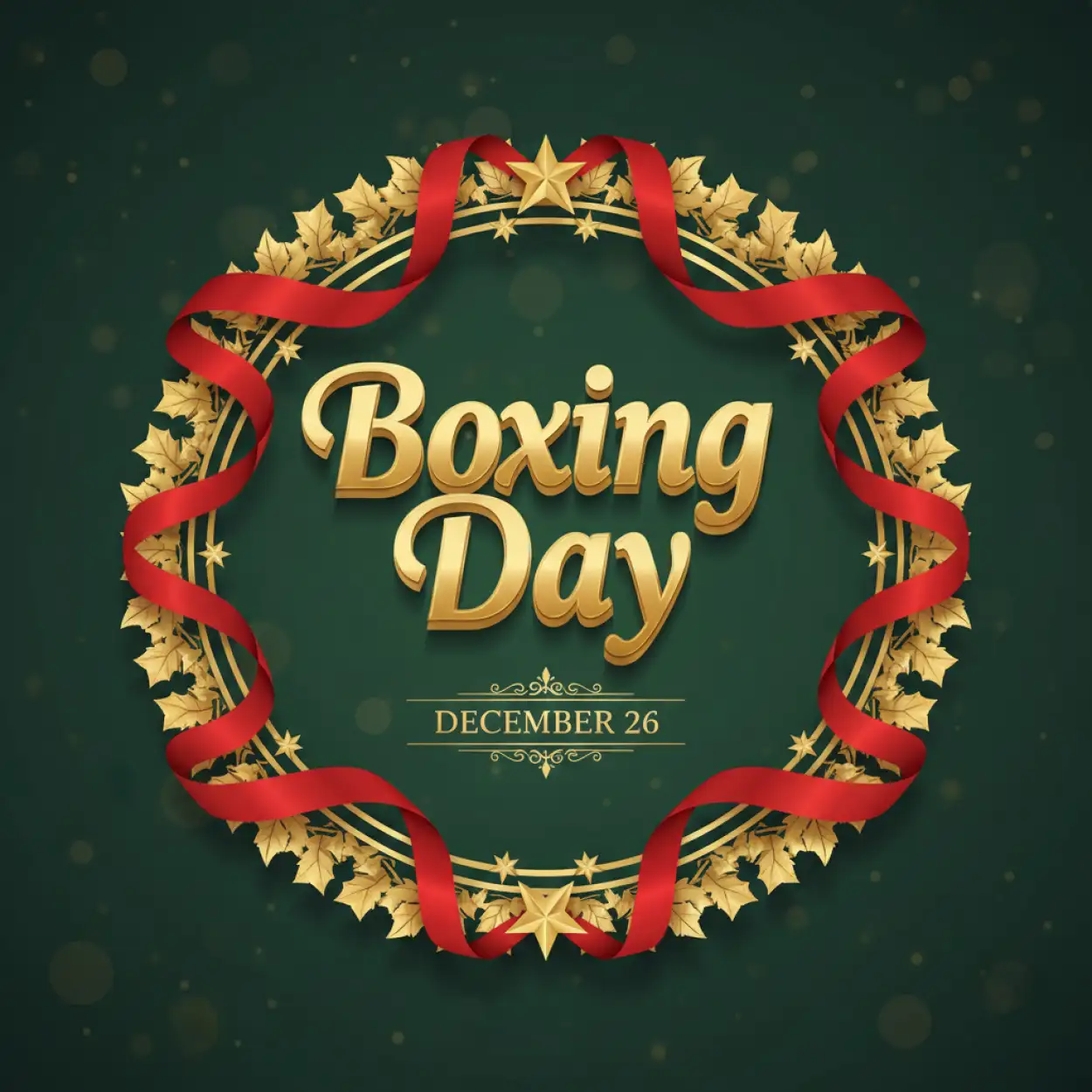boxing day lights background