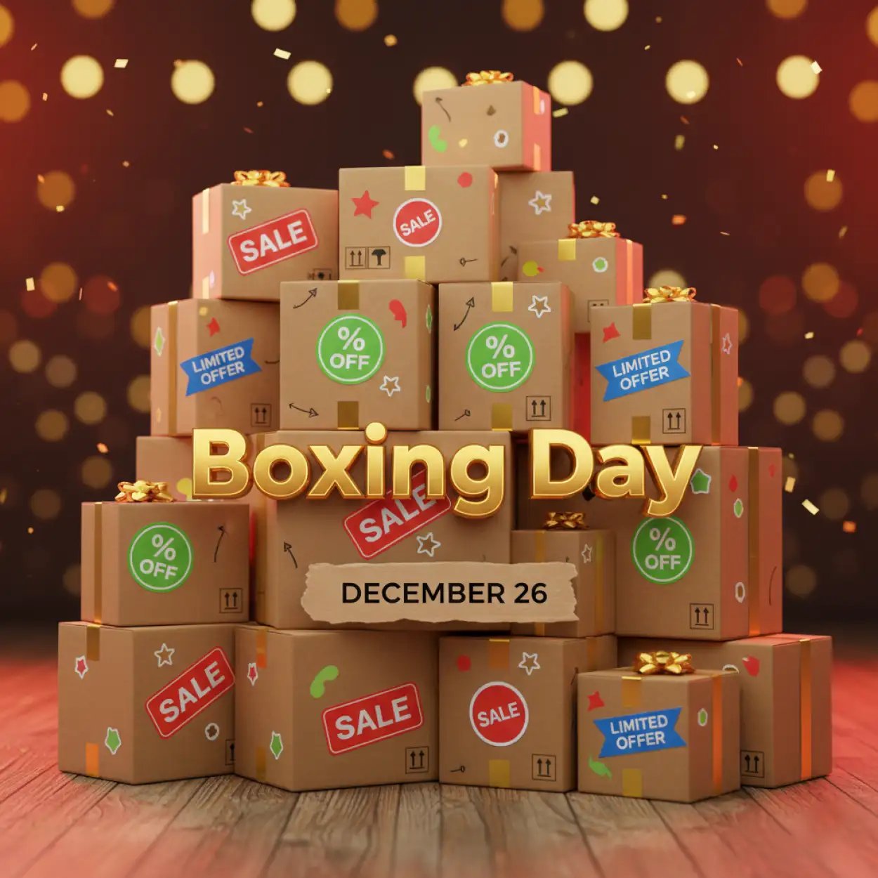 Free Download Boxing Day Outline Icons Background - High Quality Boxing Day Background