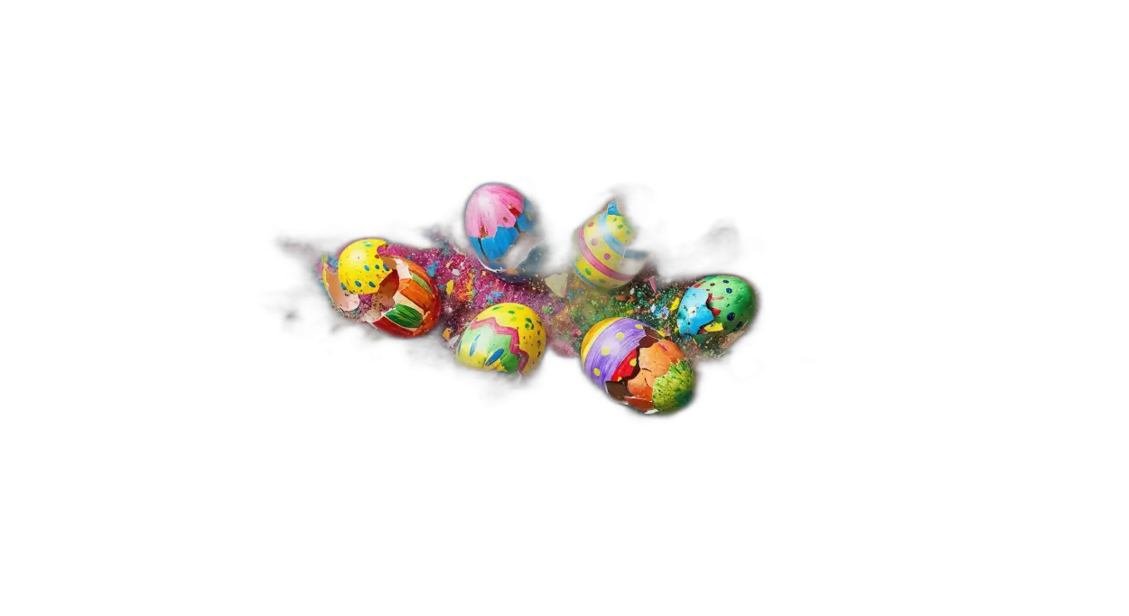 Free Download Bright Easter Eggs Png Images - High Quality Easter Eggs Png Transparent PNG