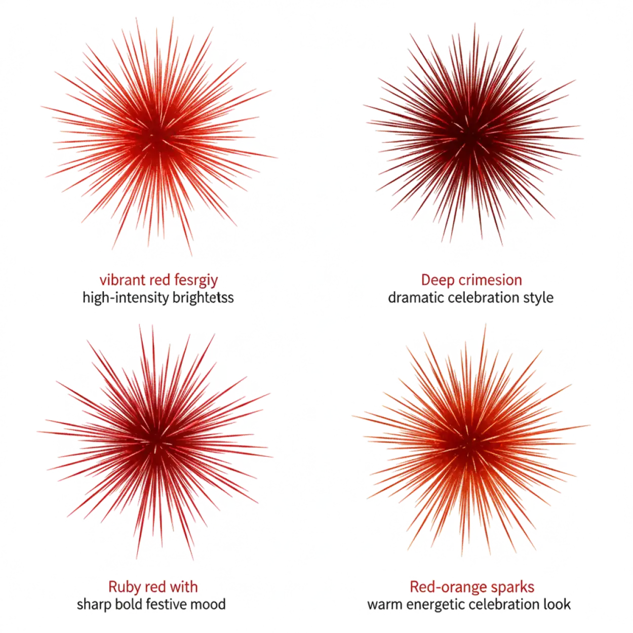 bright fireworks png isolated