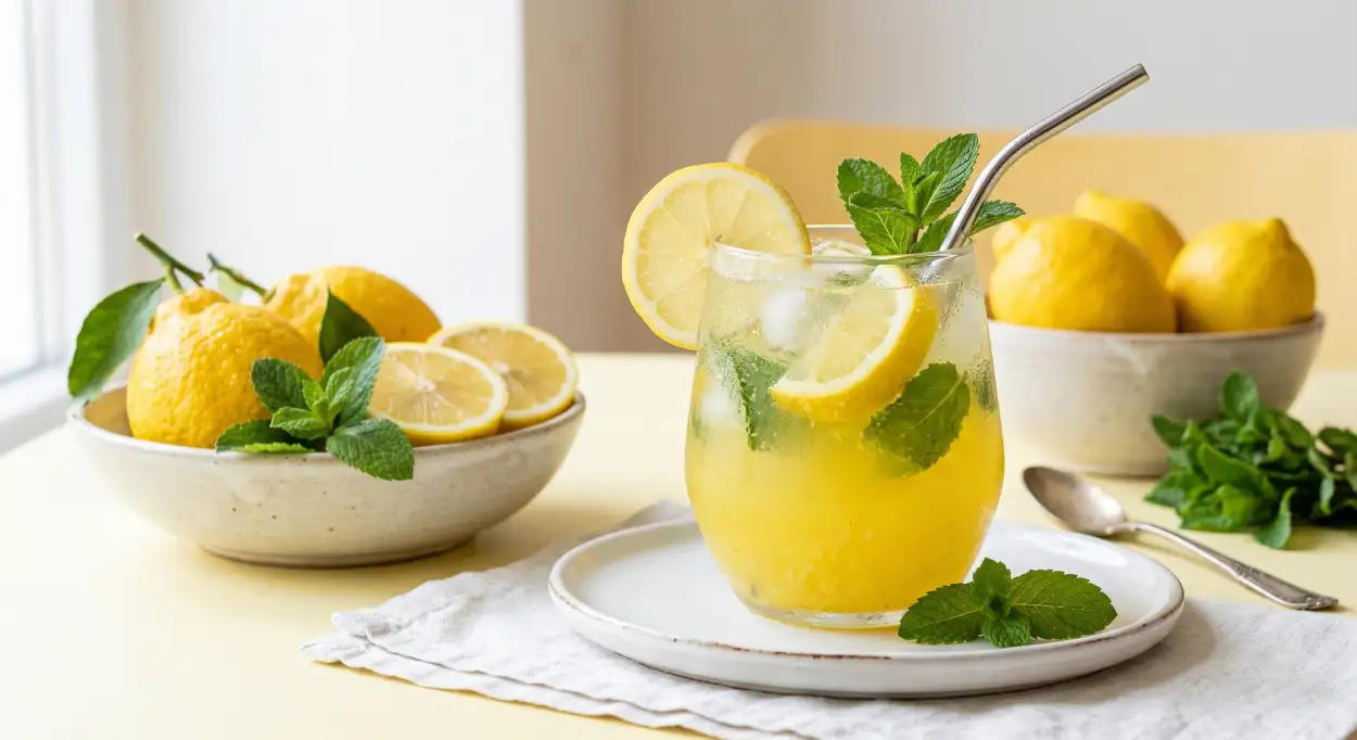 Free Download Bright Yellow Lemon Juice Background - High Quality Lemon Juice Background Background Image