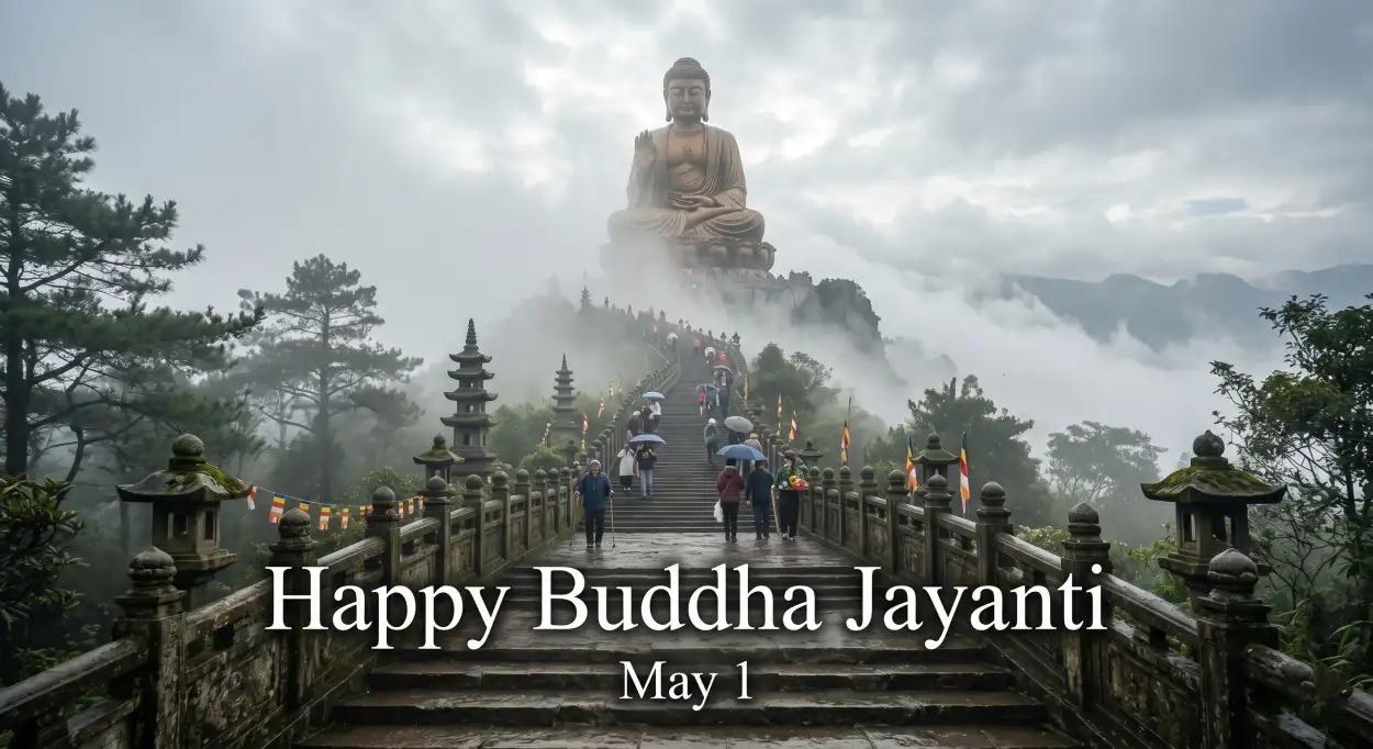 Free Download Buddha Jayanti 2026 Buddhist Festival Images - High Quality Happy Buddha Jayanti 2026 Wishes Image
