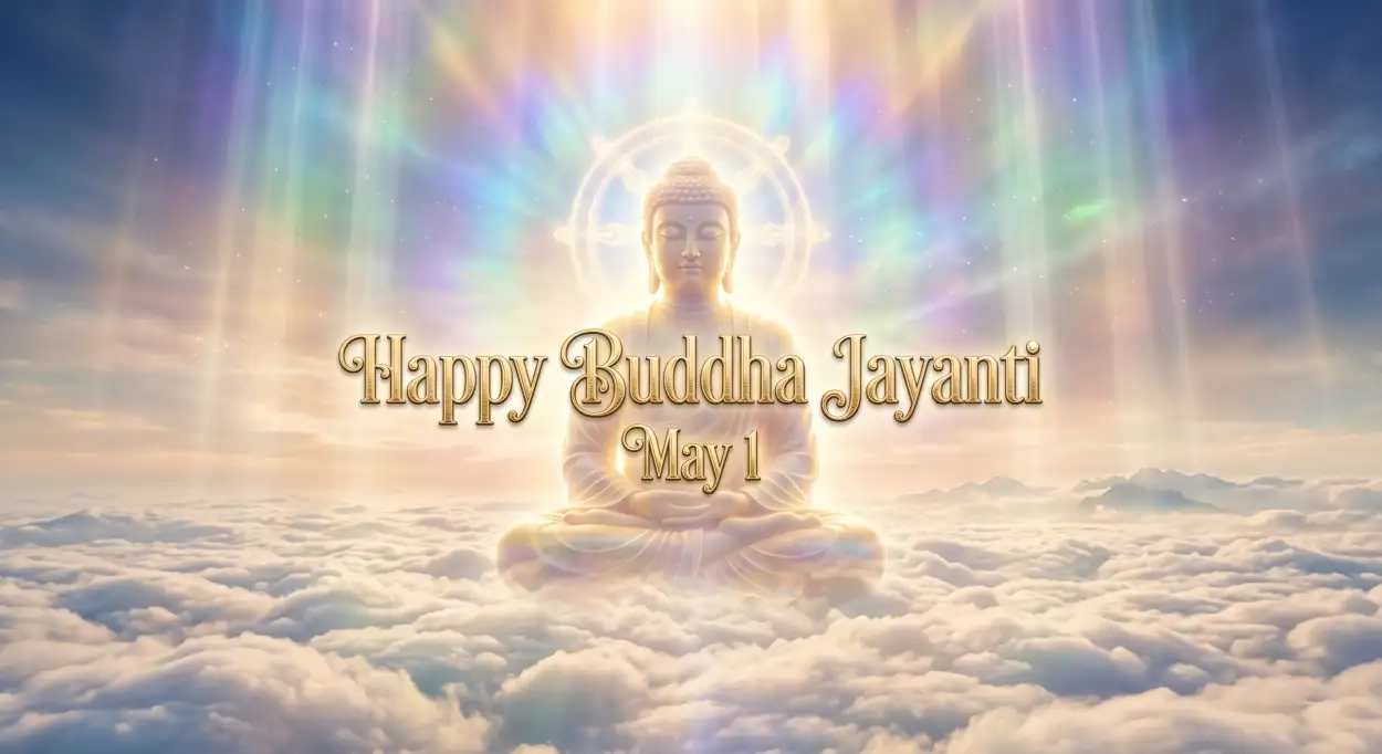 Free Download Buddha Jayanti 2026 Enlightenment Wallpaper - High Quality Happy Buddha Jayanti 2026 Wishes Image